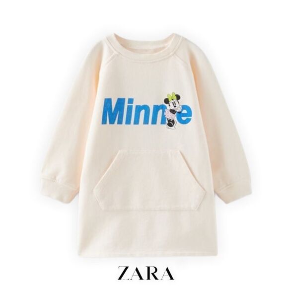 ZARA Kids | Cream | MINNIE MOUSE © DISNEY DRESS - Picture 1 of 4